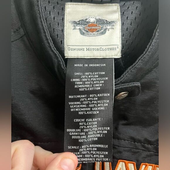 Harley Davidson Women’s Embroidered Motorcycle Riding Zip-up Biker Jacket SZ S - Picture 5 of 10